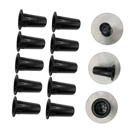 WHAMVOX 20pcs Speaker Port Tube Bass Reflex Replacement for Improved Speaker Cabinets Plastic Construction Easy to Install
