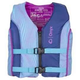 ONYX All Adventure Youth Paddle & Water Sports Life Jacket, Blue