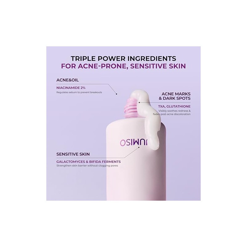 JUMISO Niacinamide 2 Oil Control Cream, Crema de Control de