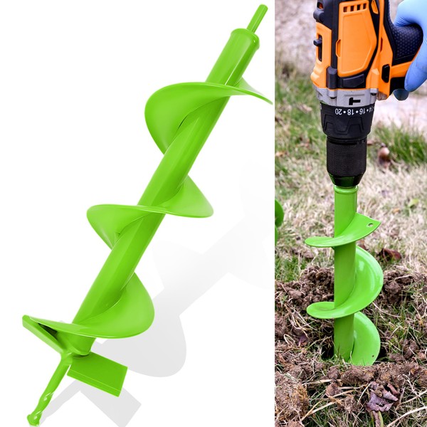 MAZING 16" x 4" Upgraded Spiral Auger Drill Bit for