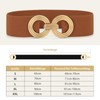 JasGood Women's Wide Elastic Waist Belt Stretchy Belt for Dresses