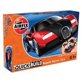 Airfix Quickbuild J6020 Quickbuild Bugatti 16 4 Veyron Black Red