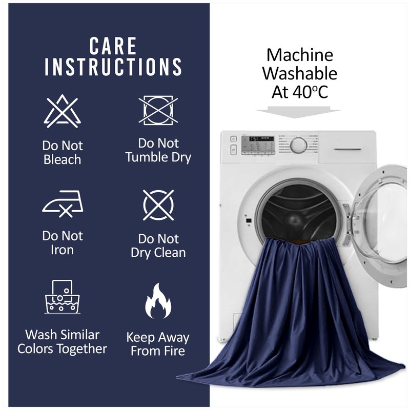Fitted Sheet King Size (25cm) Deep Pocket - Microfiber Bed