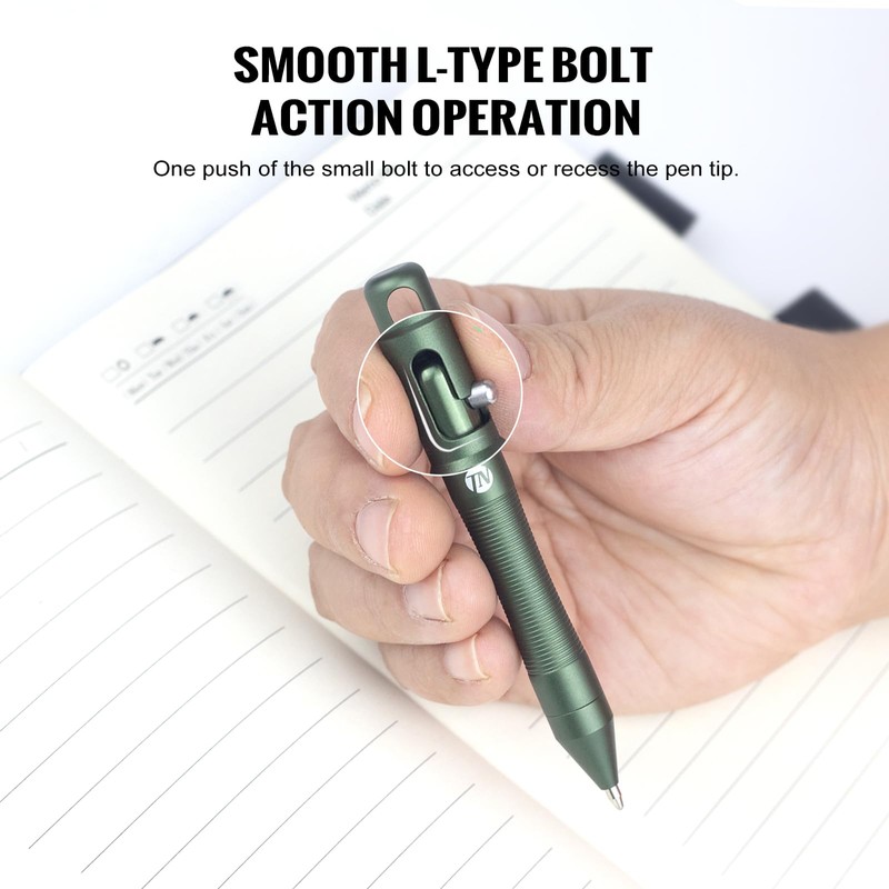 ThruNite Mini Ballpoint Pen Keychain EDC Pocket Ballpoint Pen Smooth