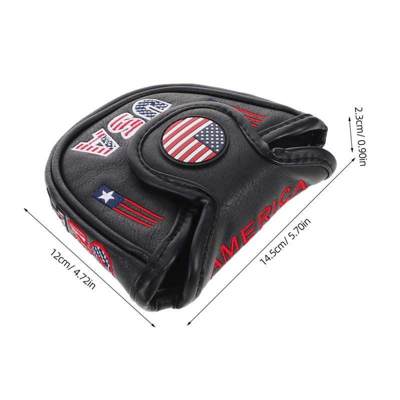 Sosoport Putter Covers: Pu Mallet Putter Covers Half Mallet Small