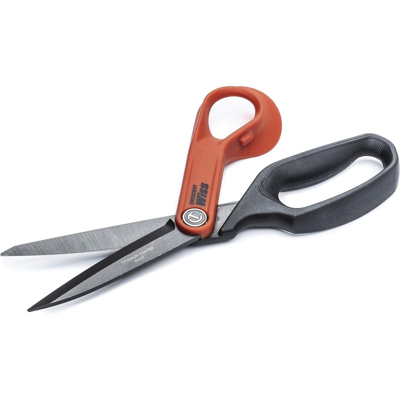 Crescent Wiss 10" Titanium Coated Offset Tradesman Shears - Industrial