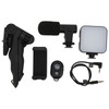 Smartphone Video Kit Tripod Mobile Phone Clip Fill Light Microphone