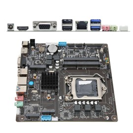 VBESTLIFE H81 Motherboard, LGA 1150 DDR3 Mini ITX Gaming Motherboard for Core I3 I5 I7 for 4th 5th Generation CPU, M.2 VGA, HDMI, 2 Audio Ports, for DIY Computer