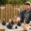 SNOGSWOG 6 Pack Metal Table Top Torches, 22oz Citronella Torches