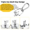 HONSNKS 1Pcs HVAC Tools Refrigerant Locking Cap Key, Universal Triple