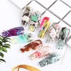 Snake Print Holographic Nail Foil Transfer Stickers Decals, Python Skin