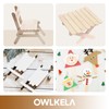 OWLKELA 100PCS Mini 2.5inch Lolly Sticks, Wooden Lollipop Sticks, Craft