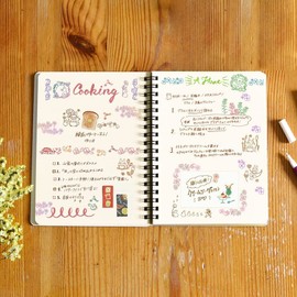 mussor Beverly Studio Ghibli Stamps Set for Kids 12 Cute Stamps/Japanese Stationery Set