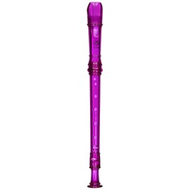 Grover TD180PR Tudor Candyapple 2 Piece Recorder, Purple
