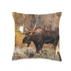 Moose Throw Pillow