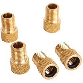 5Pcs Gold Bike Pump Converter Presta to Schrader Bike Valve Adaptor Tube Pump Accessories Convenient and Practical