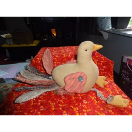Delton NEW DELTON COLLECTIBLES WHIMSICAL PRIMITIVE STUFFED TURKEY