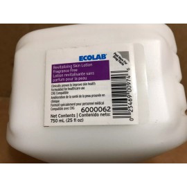 Ecolab 750mL (25 fl oz) Revitalizing Skin Lotion, Fragrance Free 6000062 **