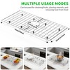 Chilinii 24" x 12" Stainless Steel Sink Protector - Large