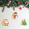 Snowman, Tree and Santa Claus Metal Pins with Stylish Finish