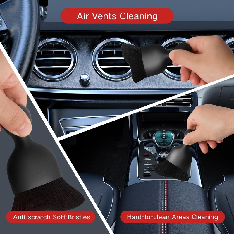 Qydipclin 10pcs Windshield Cleaner Tool, Car Window Cleaning Wash Kit