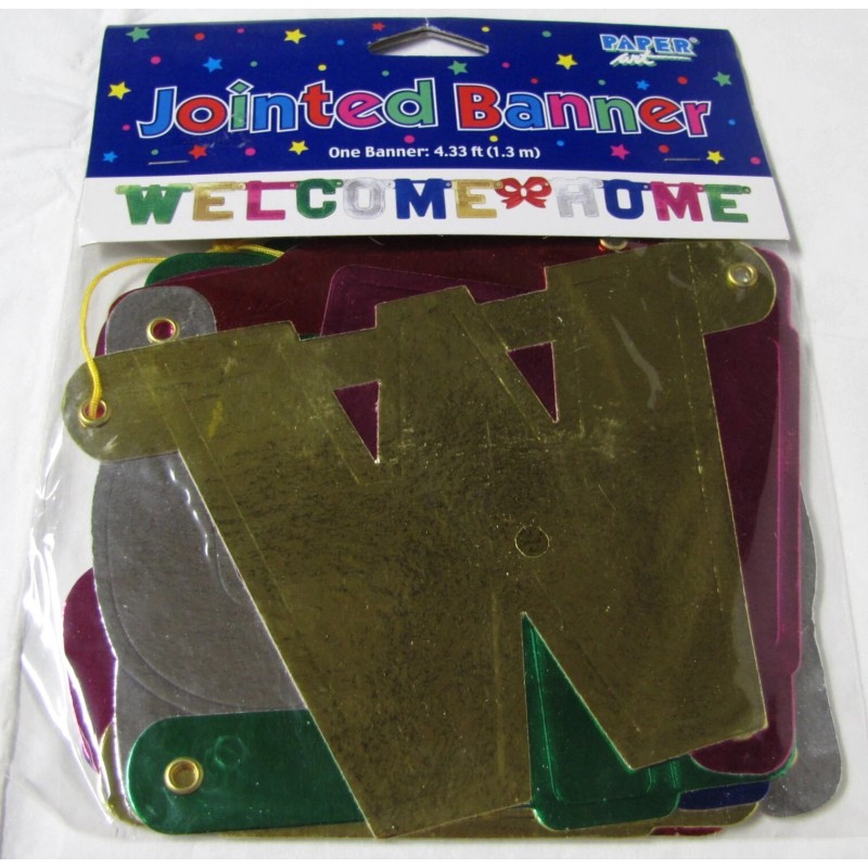 Creative Expressions Welcome Home Jointed Banner #29398, 1/pk, 4.33-foot