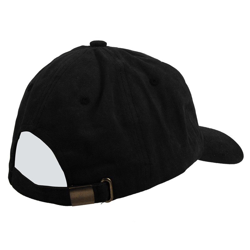 TOP HEADWEAR Captain Embroidered Adjustable Cap - Black