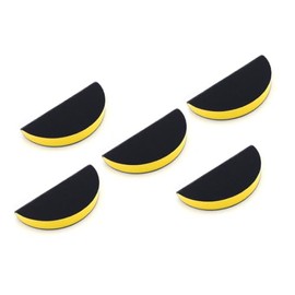 5 Pack - Half Round "Taco" Hand Sanding Block for 6" Hook and Loop Discs