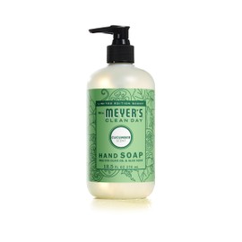 Mrs. Meyer's Clean Day Liquid Hand Soap, Cruelty Free and Biodegradable Hand Wash Formula Made with Essential Oils, Cucumber Scent, 12.5 Ounce Bottle