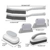 6Pcs Cleaning Brush Set, Scrub Brush, Sponge Scrubber, 2 Crevice