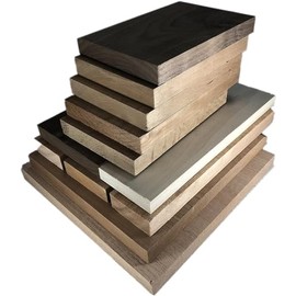 Exotic Wood Zone's Hardwood Lumber Assortment - Mixed Species 12" x 12" x 5-1/2" | Large Box of Hobby Wood | Perfect Boards | Clear Lumber.