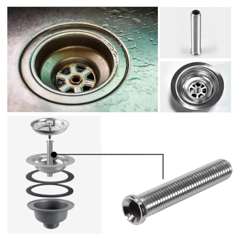 Kitchen Sink Basket Strainer Screw, Hollow Screw Sink, Sink Basket