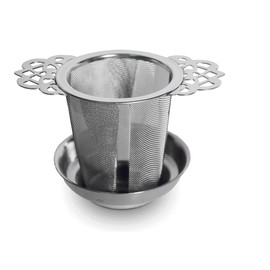 Royales Tea Strainer, Tea Infusor, Spice Strainer, Stainless Steel, Tea Strainer for Cup and Loose Tea, Diameter 6.5 cm, Height 7 cm (Royal Tea Strainer)