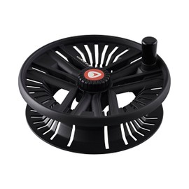 Greys Fin Fly Fishing Reel | Large Arbor Fly Reel | Freshwater Fishing | Disc Drag Di-Cast Aluminium | Smooth Retrieve With Left To Right Conversion | Supplied With Protective Reel Pouch | 7/8
