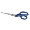 Carpet Scissors Blue 7.1in Stainless Steel Blade Ergonomic Curved Handle