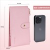 Travelambo RFID Wallet Women Large Size Bifold Multi Card Wallet