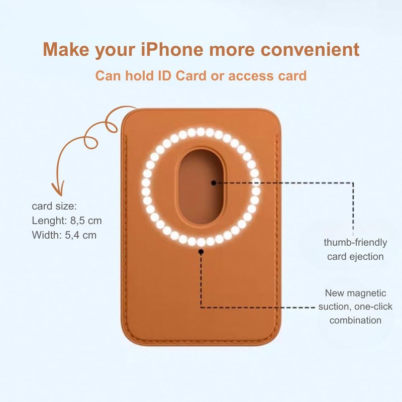 Wei Tech Card Holder for MagSafe, gray, Casual