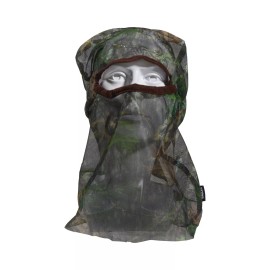Mossy Oak Mens Mesh Face Mask Mossy Oak Obsession Full Head Net Allen Vanish