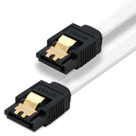 BIGtec 0.15 m SATA Cable S-ATA III Data Cable Connection Cable HDD SSD 6 GBit/s Connector L-Type/L-Type 15 cm Gold-Plated Straight/Straight Serial ATA Locking SATA-3