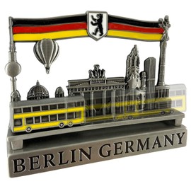 Metal Magnet Berlin Typical Capital Souvenir Fridge Magnet Designed in Germany