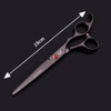 7.0 inch Professional Pet Grooming Scissors Set, Stainless Steel Straight