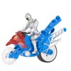 Power Rangers 43078 Dino Supercharge Cycle and Silver Figure
