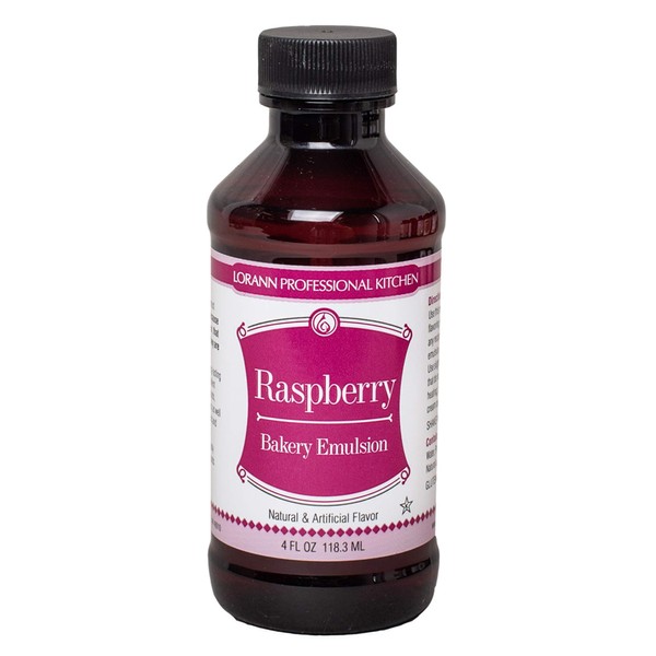 LorAnn Raspberry Bakery Emulsion, 4 ounce bottle