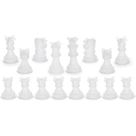 1 Set Chess Mold for Resin Silicone Chess Resin Mold Chess Crystal Epoxy Casting for Making Birthday,Jewelry Casting Supplies