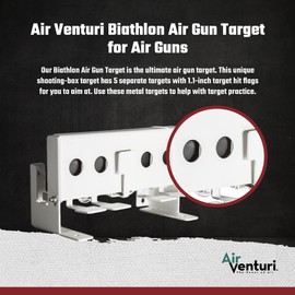 Air Venturi Biathlon Air Gun Target, Target for Air Guns, for .177-Caliber Lead Pellets
