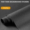 Hqkfuybl Aquarium Background Static Cling, Black Fish-Tank Background,Stick On Black