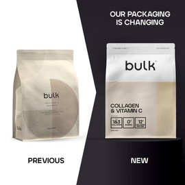Bulk Collagen Powder with Peptides and Vitamin C | Hydrolysed Bovine Collagen | High-Protein Supplement for Use in Smoothies, Shakes & Recipes | Joint & Skin Routine | Orange | Easy Mixing | 500g