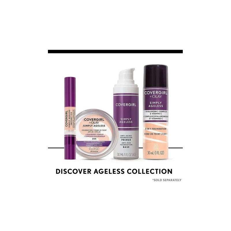 Covergirl Olay Simply Ageless 3-in-1 Liquid Foundation, Cr