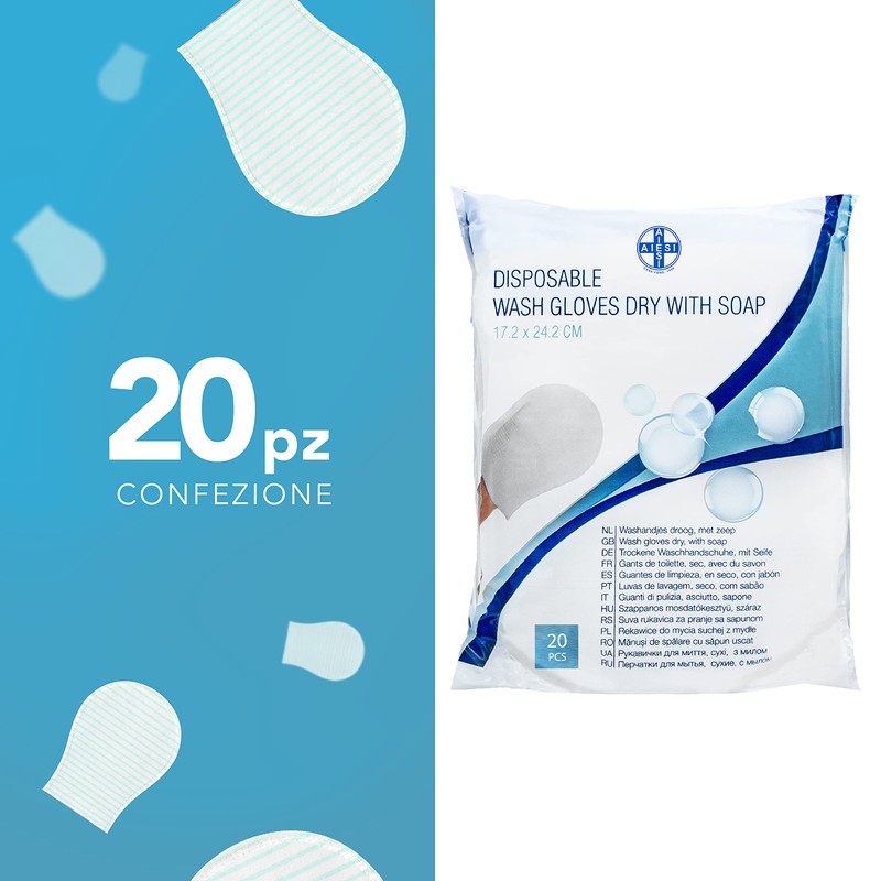 AIESI disposable soap washing gloves (soap-proof gloves) high-quality waterproof with