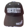 R Headwear Security Hat Officer Guard Baseball Cap Adjustable Black
